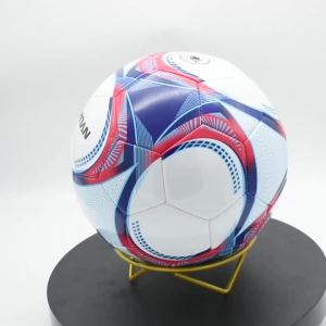 Size 5 Official Soccer Ball PU Leather Classic Design Wear-Resistant Outdoor Sports Football for Team Wear