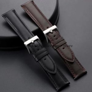 20mm 22mm 24mm Vintage Cowhide LeatherStrap Quick Release Watch Band for Fossil for Seiko for Omega Universal Men Women Bracelet