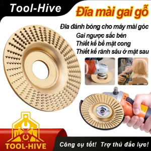 Đĩa mài gai chà gỗ cho máy mài góc đĩa phẳng đánh bóng gỗ nhựa công cụ khắc gốc chế tác đĩa trà
