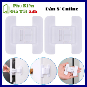 Combo 5 Khóa Tủ Lạnh  Khóa Gài Tủ An Toàn Ngăn Bé Tự Ý Mở Cửa Tủ Chống Kẹt Tay Trẻ Em - Khóa Chặn Tủ Lạnh Đồ Tiện Dụng An Toàn Cho Bé Yêu / Chốt Cài Cố Định