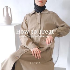 Jaket Muslimah Perempuan Dewasa Murah Baby Canvas Ginza Coat Ginger
