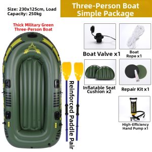 BONINGYU | Durable Thickened Inflatable Boat for Fishing Life Saving