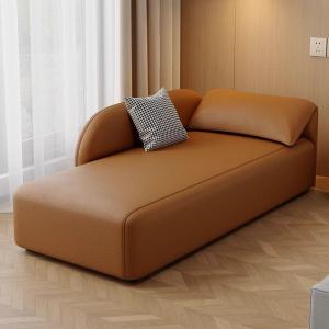 AYIJIE | Cream Style Leather Sofa Modern Luxury Italian Minimalist L-Shaped Chaise