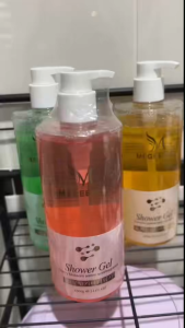 Megeenee ครีมอาบน้ำ ล้างออกง่าย เหมาะสำหรับคนผิวแห้ง เพื่อผิวเนียนนุ่ม ชุ่มชื่นอย่างต่อเนื่อง 1000มล