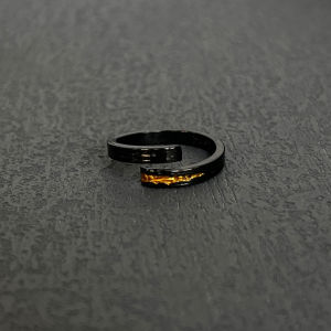 Retro Court Style Gold Plated Silver Alloy Rings for Men and Women Adjustable Open Design Hip Hop Small Size Diamond Ring