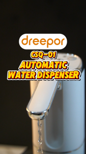 Dreepor Automatic Drinking Water Pump Portable USB Wireless Electric Water Pump Bottle Dispenser Rechargeable Household Water Dispenser