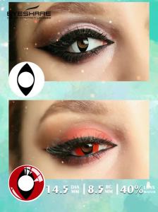EYESHARE Cosplay Colored Contact Lenses Crazy Halloween Cat Eye Contact Lens Cosplay Anime Eye Color Lenses
