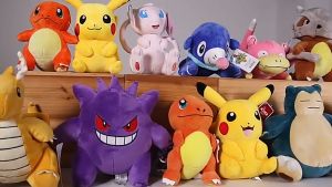 [SG SELLER] Original Pokemon Doll Stuffed Plush Toy Pikachu Bulbasaur Squirtle Gengar Charizard Mew Doll Soft Toy Plushies Gifts For Child Kids