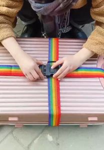 EKK Luggage Strap Belt 18-34 Inch Luggage Password Lock 行李箱十字捆绑带 420CM Travel Luggage Cross Belt Travel Adjustable Belt