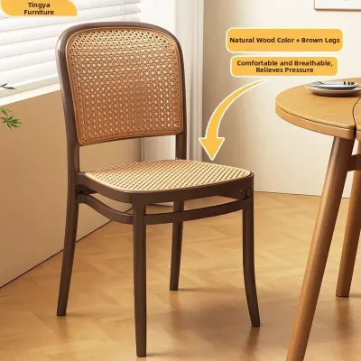 MOLORE | Stackable Plastic Wicker Armchair For Indoor And Outdoor Use