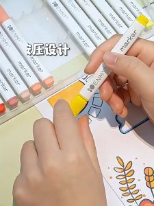【Ohayo ของแท้】Marker ปากกาอะคริลิค ปากกามาร์คเกอร์ marker ปากกาเมจิกสี ปากกาเพนท์ เขียนแก้วน้ำ ผ้า พวงกุญแจ เสริมสร้างความคิดสร้างสรรค์