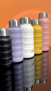 Tyeso Caterpillar Tumbler Termos Vacuum Insulated Bottle with Handle 1000ml Botol Minum Stainless