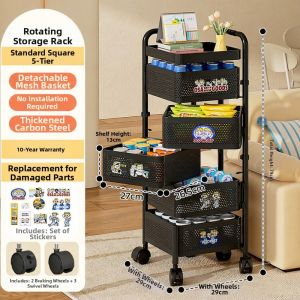 ZHUOHE | Mobile Multi-layered Storage Rack