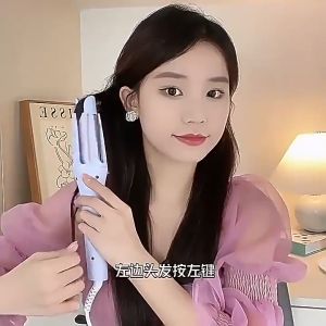 (COD)Alat pengeriting rambut otomatis 32mm gelombang besar ion negatif tidak melukai rambut
