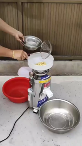 Soymilk Tofu Grinding Machine Heavy Duty Commercial Soya Bean Grinder Separator Filter Mesin Kacang Soya 豆浆机商用