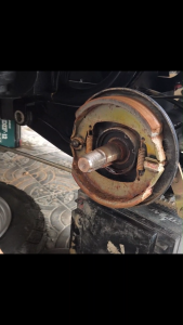 Kampas Tromol Belakang Sepeda Listrik Roda Tiga Sepatu Rem Brake Shoe E-Bike