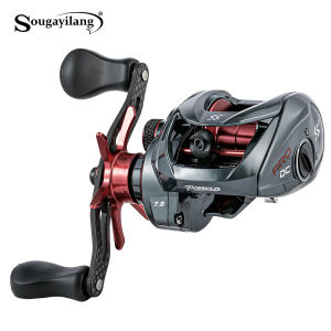 Sougayilang | Sougayilang PRO DC Baitcasting Reel 7.2:1 Gear Ratio Smart Digital Control Brake System for Long-Distance Casting Fishing Reel