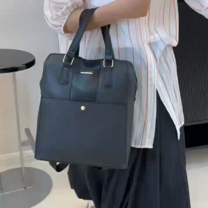 TB BAG #135 FASHION LEATHER 3IN1 SET BACKPACK WITH TOP HANDLE CROSSBODY BAG AND SMALLER PURSE FOR WOMEN