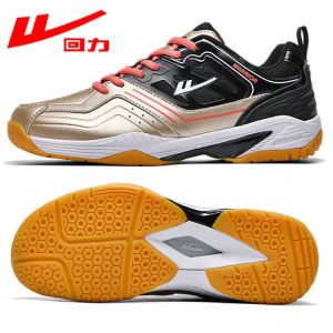 Warrior Badminton Shoes Mens Womens Breathable Anti-slip Shock Absorption Ping Pong Training Tennis Sports Shoes