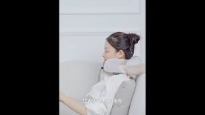 Travel Neck Pillow Massager Portable U-shaped Memory Foam Kneading USB Chargeable Massage Pillow U600 按摩枕