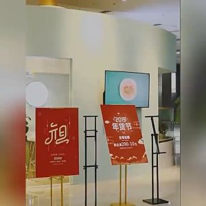 MD MOHS DIAGNOSTICS Advertise KT Board Holder Pedestal Sign Baner Stand Swivel Sign Display Stand Rack 360 Turning Shop Display Supermaket Display Stand for Clothes Store