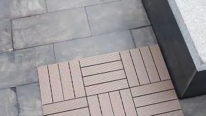 MLADEN Floor Deck Wooden Floor DIY Outdoor Flooring Deck Tile Design Artificial Lantai Kayu Alas Lantai Kayu Alas