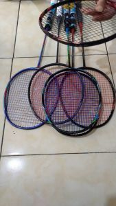 Raket Badminton Yonex Import & Lining Carbon Terpasang