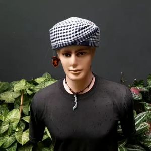 Peci Imamah Permanen Siap Pakai Model Sorban Kashmiri Terbaru - Turban Muslim Cap