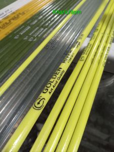 Stik fiber Golden River kaku 90100110 &120cm piber solid berkualitas untuk bahan joran pancing Fishing Rod Costum