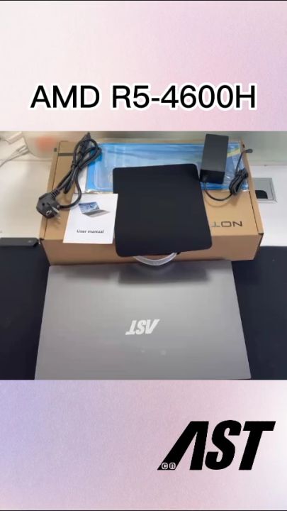 AST laptop Ryzen 5-4600H AMD RAM16G+512GB SSD 15.6 inch Windows11Game/Edit/Code RGB backlight