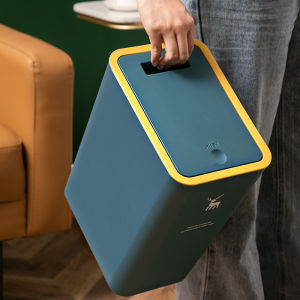 10cm ถังขยะ ความจูง พร้อม ฝาจุซูป พร้อมกดเปิด-ปิด สำหรับห้องครัว ห้องน้ำ