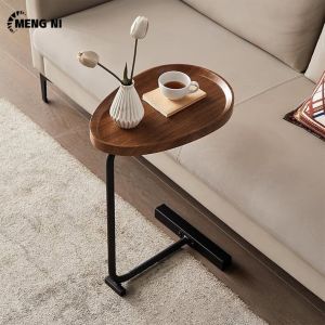 MENGNI โต๊ะข้างสแน็ค Coffee Table, โต๊ะข้างโซฟา, โต๊ะกาแฟ, โต๊ะรับแขก, โต๊ะอเนกประสงค์, โต๊ะแล็ปท็อป, โต๊ะข้างโซฟา โต๊ะข้างเตียง เหมาะสำหรับห้องนั่งเร่น, โต๊ะข้าง, โต๊ะหัวเตียง, สไตล์ Modern Luxury เรียบหรูดูแพงโต๊ะโซฟา, เฟอร์นิเจอร์ห้องนั่