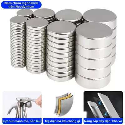 Qianbaihui | Nam Châm Neodymium Hình Tròn Mini Mạnh 3mm