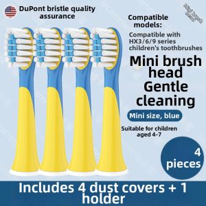 Philips Childrens Electric Toothbrush Head Replacement Deep Cleaning Soft Bristles Suitable for Hx6340 Hx6322 Hx6312 Hx6350 1383