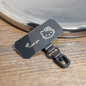 ZHENGEGE | Rotatable Metal Stainless Steel Phone Lanyard Clip Ultra Thin Mini