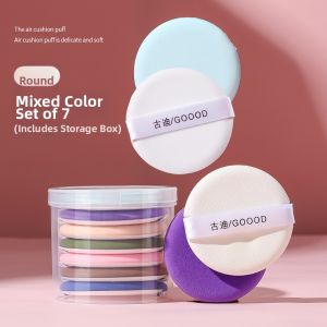 Goodgudi | Non-absorbent Super Soft Make-up Puff for Foundation 7 Pieces