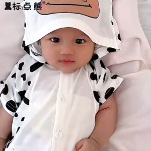 SG Local Stock Animal Designs Hooded Baby Bodysuits Rompers Onesies For Halloween Casual/Party/Events/Cosplay/Costume/Children Day Recommended Age 3-18 Months