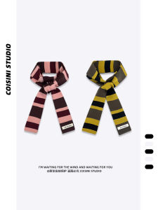 Retro Harajuku Stripe Scarf: A Stylish & Versatile Women's Fashion Accessory