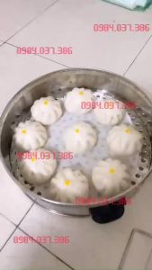 Nồi hấp bánh bao chạy điện size 52cm- điều chỉnh nhiệt độ cài đặt thời gian
