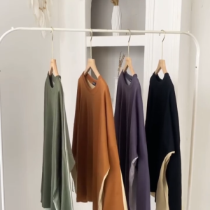 Baju Atasan Dewasa Terbaru Aysilla Blus Kaos Katun Combed 24s M L XL XXL 3XL Blouse Remaja Korean Style Kekinian Ootd Casual Hijab Outfit Jalan Jalan Santai Lengan Panjang