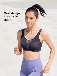 Decathlon Sports Bra Womens New Model Support Shock Absorption Mesh Breathable Running Fitness Yoga Vest SAS1 Sports Underwear