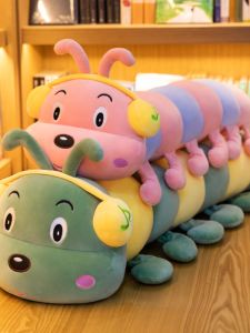 QIAOSHANG | Extra Soft Large Plush Worm Stuffed Pillow