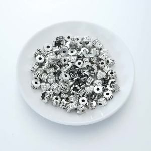 5Pcs Ancient Silver Bracelet Opening Fixed Clip Positioning Buckle Spacer Beads Charms Pendants For Bracelets Jewelry Making