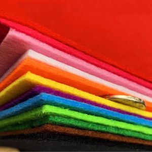 Thickened Cloth Non-Woven Fabric Non-Woven Fabric Felt Cloth Kindergarten DIY Handmade Color Cloth Woven Material Package