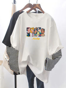 Áo Thun Dài Tay Rộng Rãi Thoải Mái Cho Phụ Nữ Mang Thai Mùa Thu Đông Phong Cách Hàn Quốc Mới Thường Ngày Che Bụng Giả Hai Mảnh