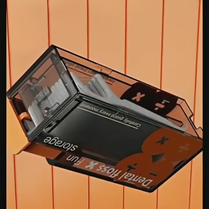 PASSCOOL Kotak Penyimpanan Plus Benang isi 10 Pcs Dental Floss Benang Gigi Pembersih Plak / Benang Gigi Pembersih Kawat Behel - PL05