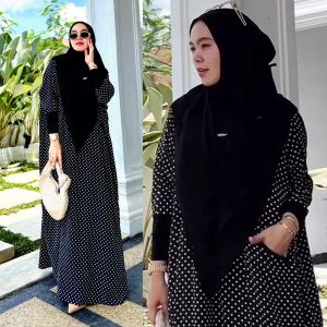 gamis abaya rianti set jilbab by aldisa