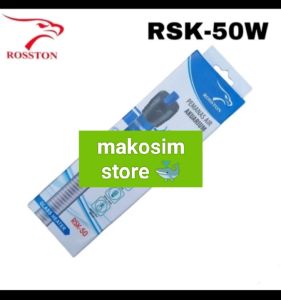 alat pemanas aquarium ikan hias Rosston RSK heater 50 watt Persediaan Hewan Peliharaan > Aksesori Hewan Peliharaan > Keperluan Akuarium > Akuarium & Mangkuk Ikan > Akuarium