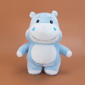 GUAIBUDIAN | Sleep Soothing Blue Hippo Plush Toy
