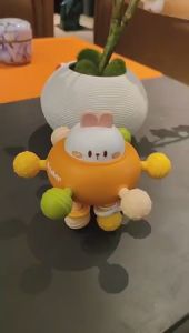 Manhattan Hand Grip Ball Toy for Development - Toxic-Free Sensory Rattle, 1-3 Years